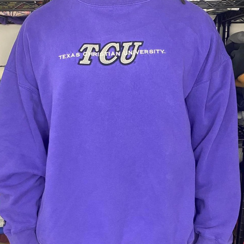 💜 Vintage TCU crewneck 💜